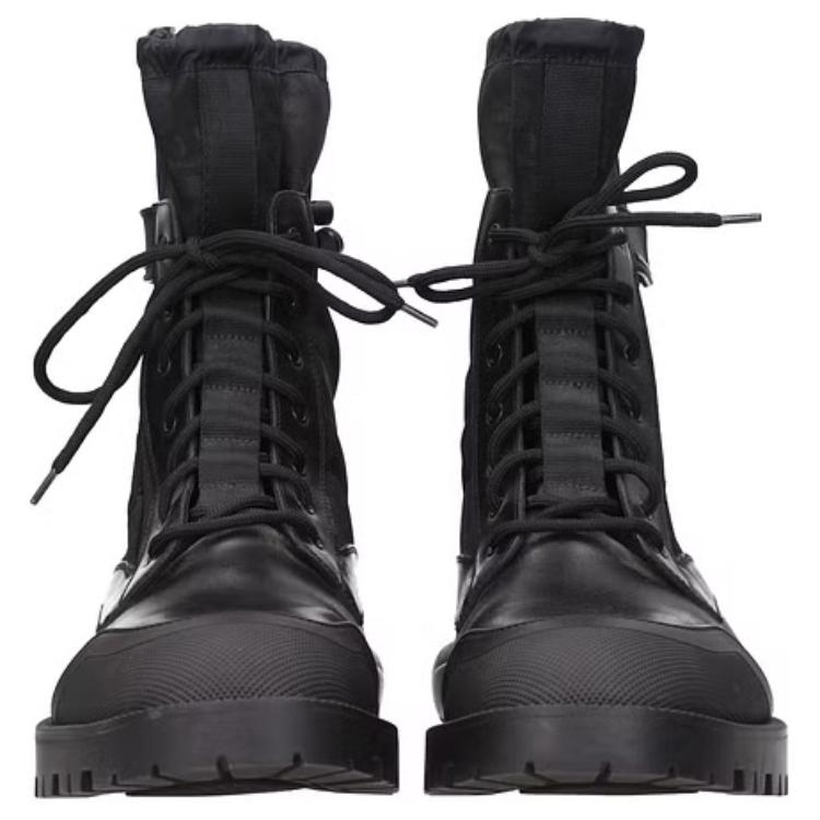 Purchase Dior Leather Ankle Boot 'Black Grey' 3BO218YOF_869