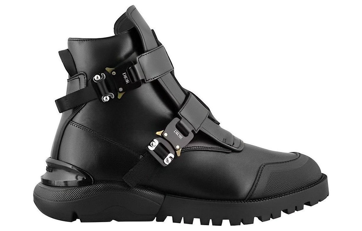 Order Dior Leather Buckle Ankle Boot 'Black' 3BO217YOC_969