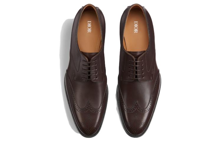 Shop 디올 브라운 가죽 컴포트 더비 
(Dior Brown Leather Comfort Derby) 3DE369ZGK_H820