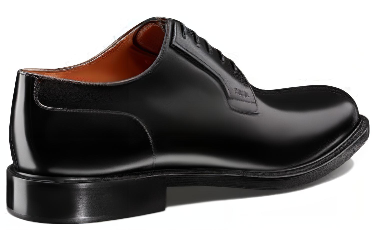 Purchase 迪奥皮革牛津鞋 '黑色' 3DE287YON_H900