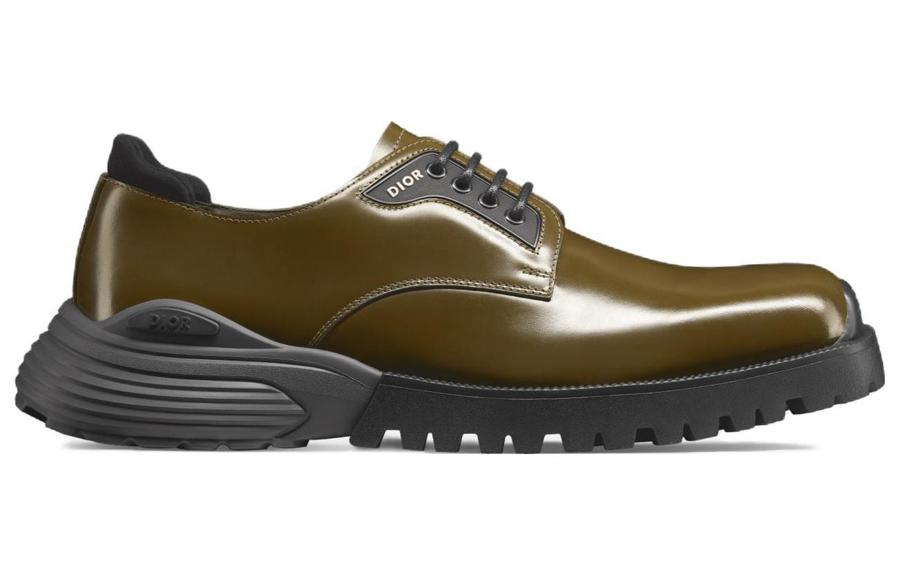 Dior Combat Dress Shoe Khaki 'Olive' 圖 2