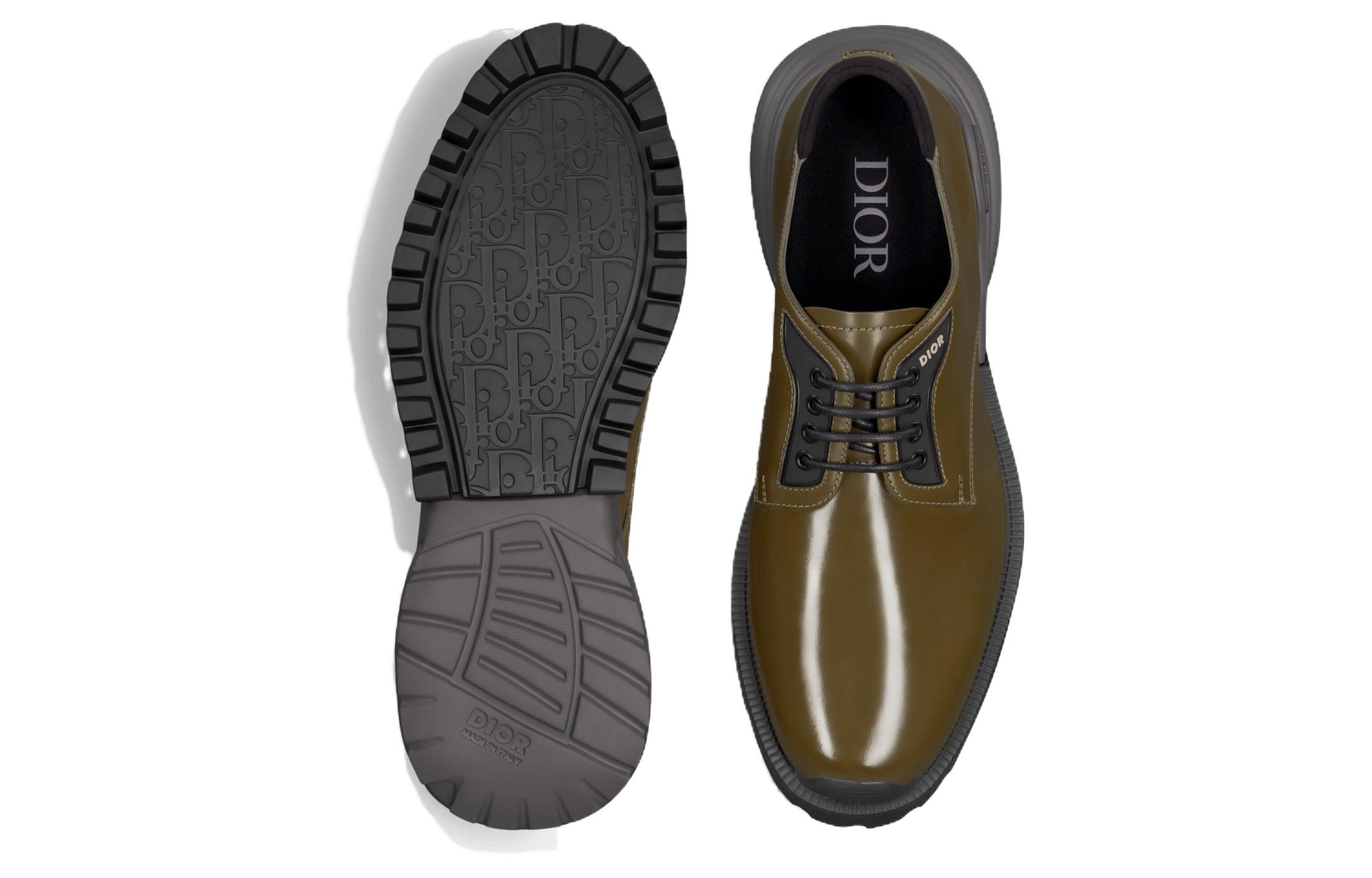 Dior Combat Dress Shoe Khaki 'Olive' 圖 5