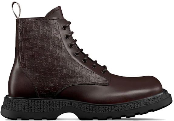 Dior Leather Round Toe Lace-Up Short Boot 'Brown' 3BO342ZXK_H750 Order Dior Leather Round Toe Lace-Up Short Boot 'Brown' 3BO342ZXK_H750