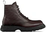 Order Dior Leather Round Toe Lace-Up Short Boot 'Brown' 3BO342ZXK_H750
