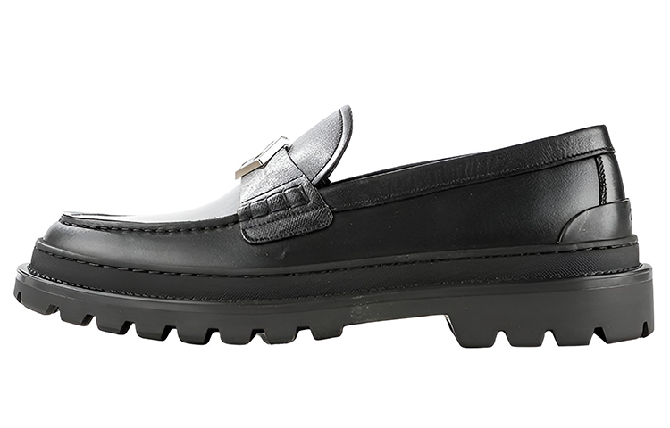 Dior Leather Slip-On Loafer 'Black'