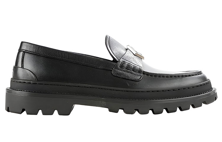 Dior Leather Slip-On Loafer 'Black' 圖 2