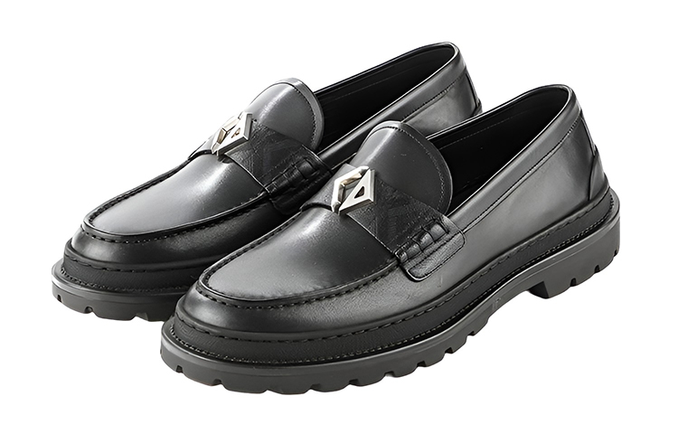 Dior Leather Slip-On Loafer 'Black' 圖 3