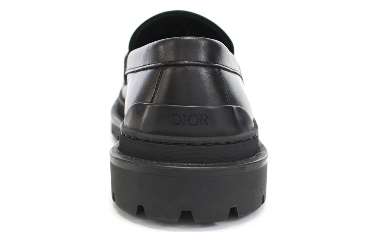 Dior Leather Slip-On Loafer 'Black' 圖 4