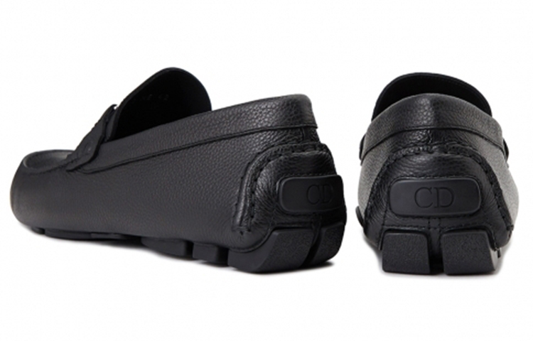 Shop 디올 블랙 가죽 스니커즈 (Dior Black Leather Sneakers) 3LO102YJK_900