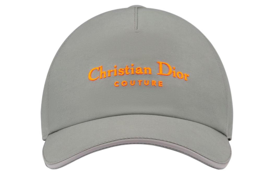 Lookbook Topi DIOR Letter Logo Kelabu - Kapas, Nilon & Kulit Bebiri. 243C904G6107C882