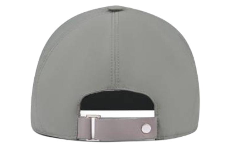 Shop Topi DIOR Letter Logo Kelabu - Kapas, Nilon & Kulit Bebiri. 243C904G6107C882