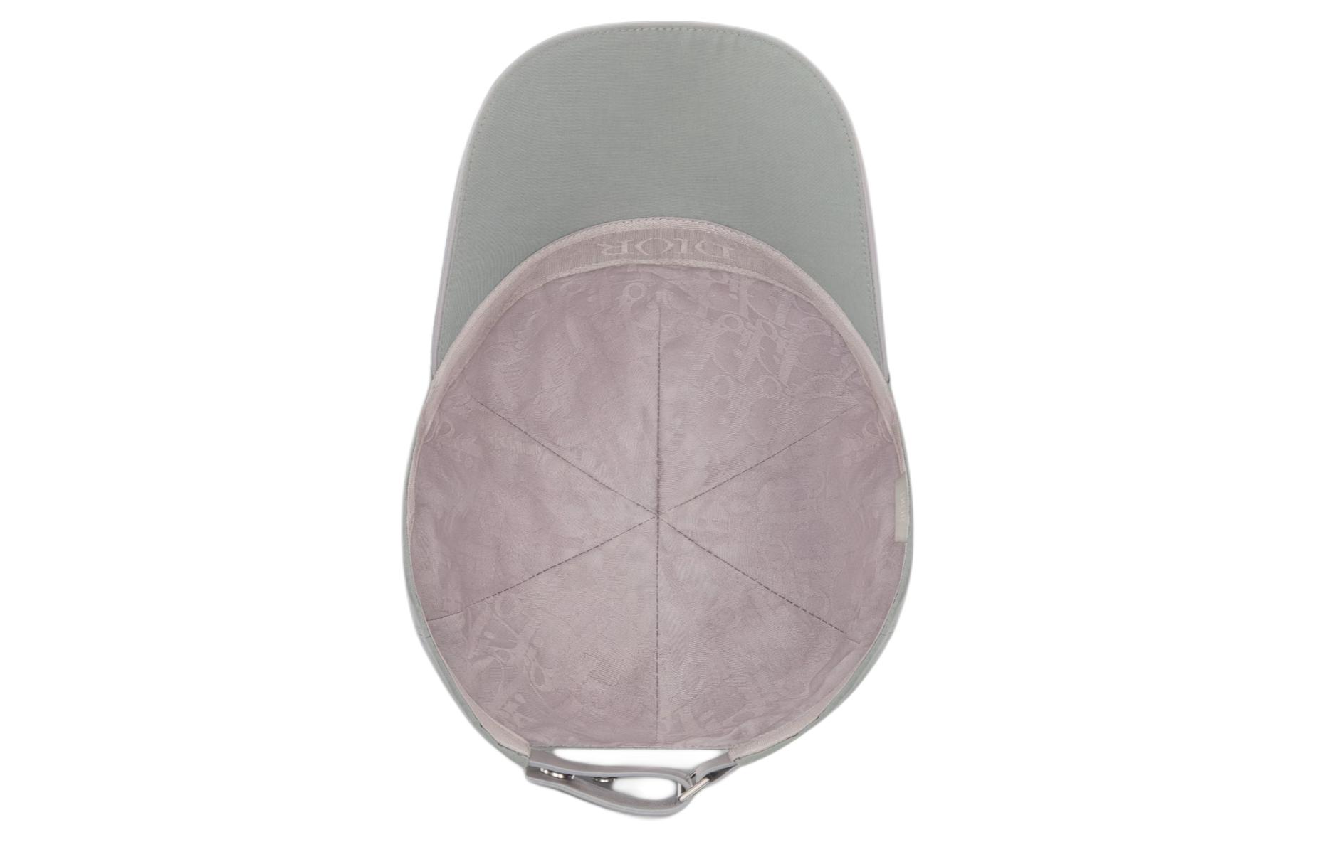 Purchase Topi DIOR Letter Logo Kelabu - Kapas, Nilon & Kulit Bebiri. 243C904G6107C882