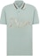 Buy DIOR Letter Print Button Straight-Cut Polo Shirt Green - 293J831A0455-C680