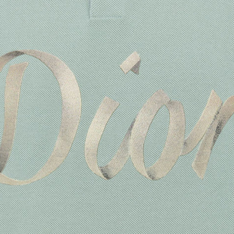 Details for 迪奥绿字母印花直筒纽扣POLO衫 293J831A0455-C680