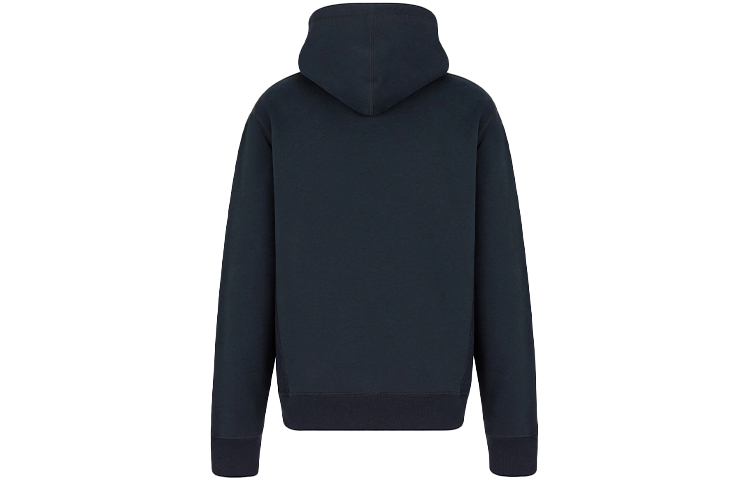 Lookbook DIOR Hoodie Cetak Huruf Navy Blue dengan Tali Serut. 043J646A0531-C589