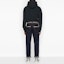 Details for DIOR Letter Print Navy Blue Drawstring Hooded Sweatshirt 043J646A0531-C589