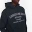 Sizing DIOR Letter Print Navy Blue Drawstring Hooded Sweatshirt 043J646A0531-C589