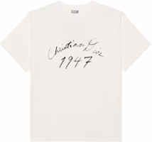 DIOR Letter Print Oversized Crewneck Short Sleeve T-Shirt White Men SS24 493J696F0554-C088 DIOR Letter Print Oversized Crewneck Short Sleeve T-Shirt White Men SS24 493J696F0554-C088