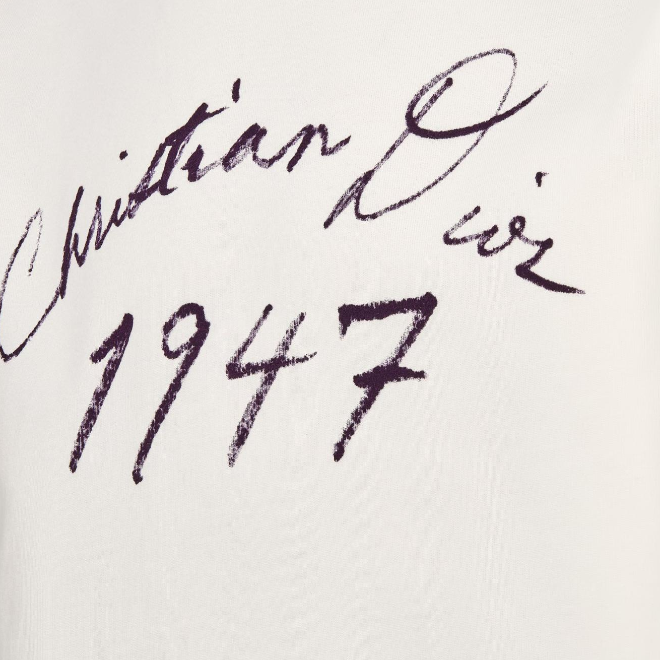 Sizing 디올 레터 프린트 오버사이즈 반팔 티셔츠 화이트 남성 SS24 493J696F0554-C088