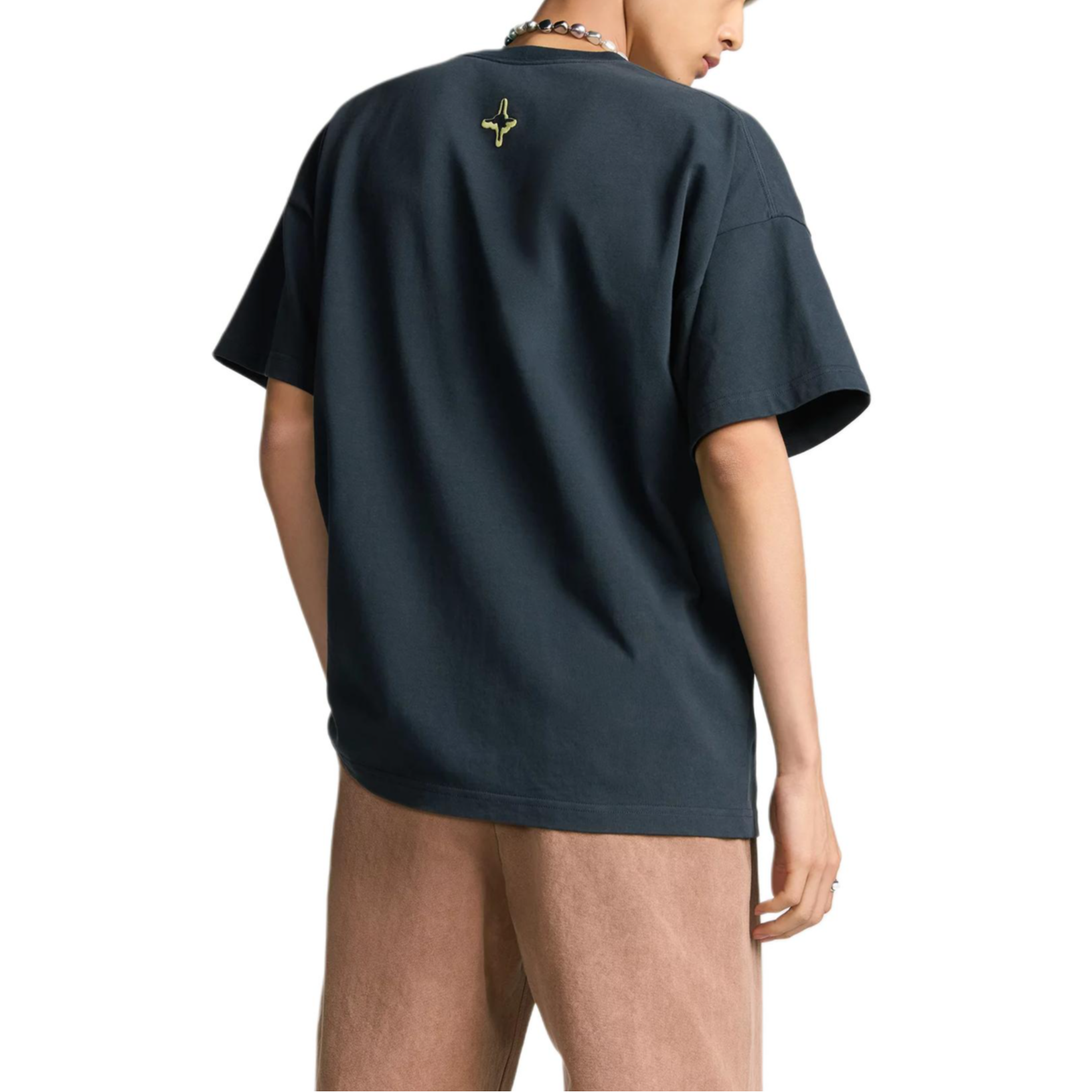 Details for Camiseta DIOR Lewis Hamilton Logo Bordado Azul Marino para Hombre. 513J671A0554-C989