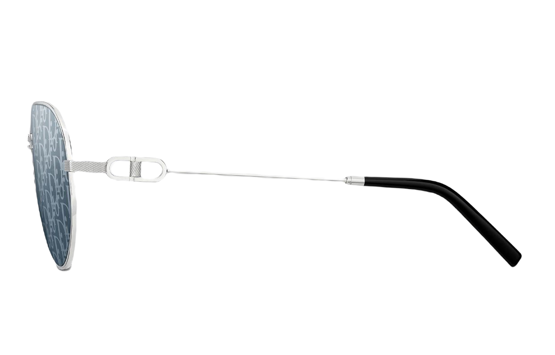 DIOR LINK A1U Aviator Sunglasses Blue Silver Oblique Lens for Men. CDLKA1UXT-F0B8 圖 4