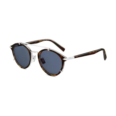 DIOR Logo Acetate Aviator Sunglasses for Men - Brown SUITR7UOR20B0