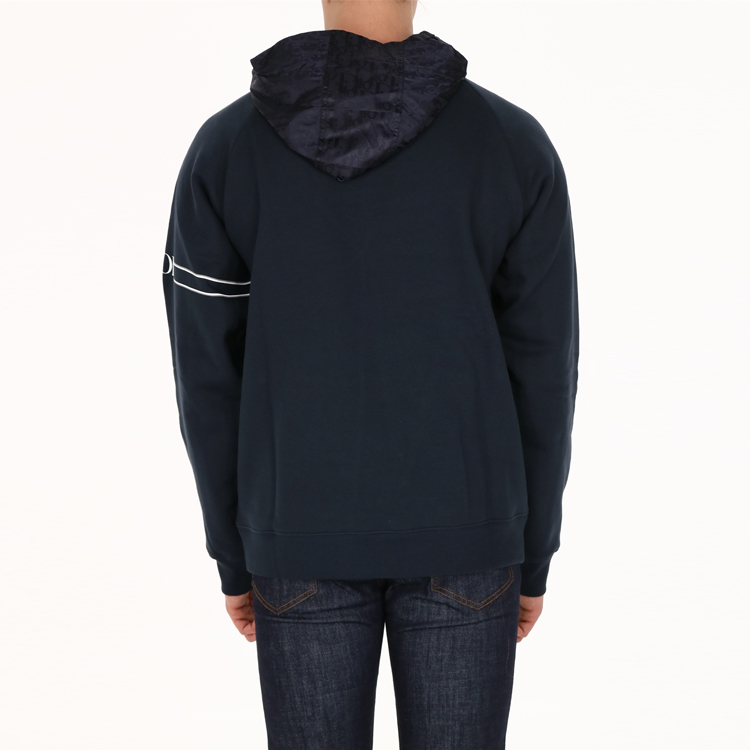 Shop Dior 藍色標誌連帽上衣 113J406A0531-C585