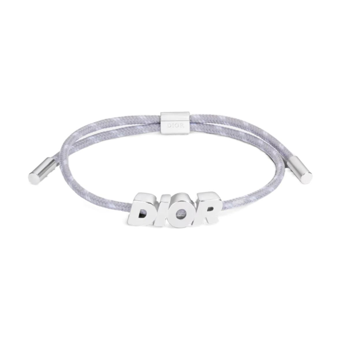 Order Gelang DIOR Logo Brass Kelabu. B2441HOMMT