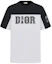 Order Kaos DIOR Logo Colorblock Crew Neck - Putih 193J646A0554-580
