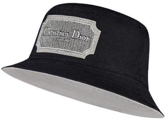 DIOR Logo Cotton Bucket Hat Black Mens. 243C907E4511 Order DIOR Logo Cotton Bucket Hat Black Mens. 243C907E4511