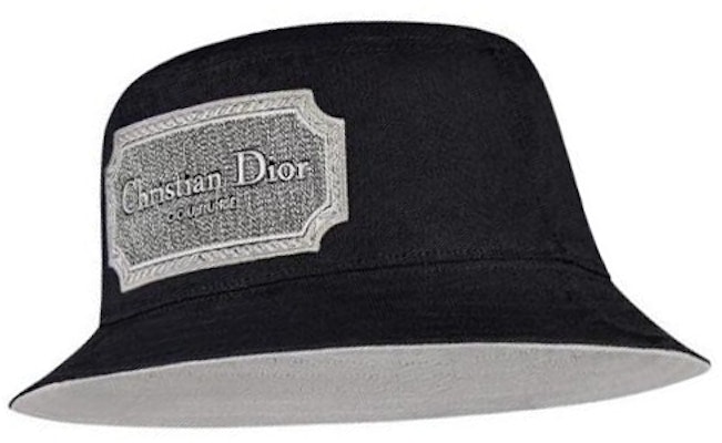 DIOR Logo Cotton Bucket Hat Black Mens. 243C907E4511 Lookbook DIOR Logo Cotton Bucket Hat Black Mens. 243C907E4511