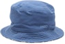 Buy DIOR Logo Cotton Bucket Hat Blue Fashion Accessory 393C906B