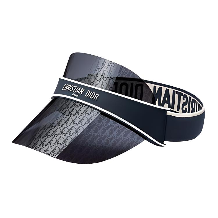 DIOR Logo Diagonal Shade Sunhat - Unisex Couple Style Blue Hat. CLUBV1UXT-31B8