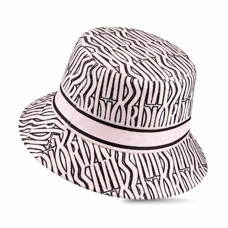 Shop Sombrero Dior de Algodón Bordado con Logo para Mujer Rosa Claro. 45AMD923X130_C405