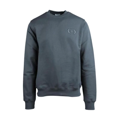 Dior Logo Embroidered Crewneck Sweatshirt Smoky Gray () 113J699A0531-C632