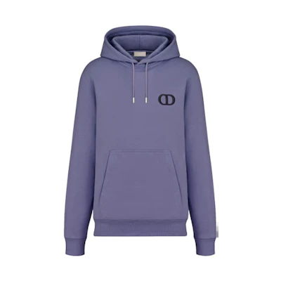 DIOR Logo Embroidered Pullover Sweatshirt Purple Blue 113J698A0531-485