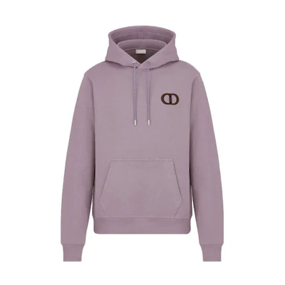 DIOR Logo Embroidered Solid Color Sweatshirt Purple () 113J698A0531-C487