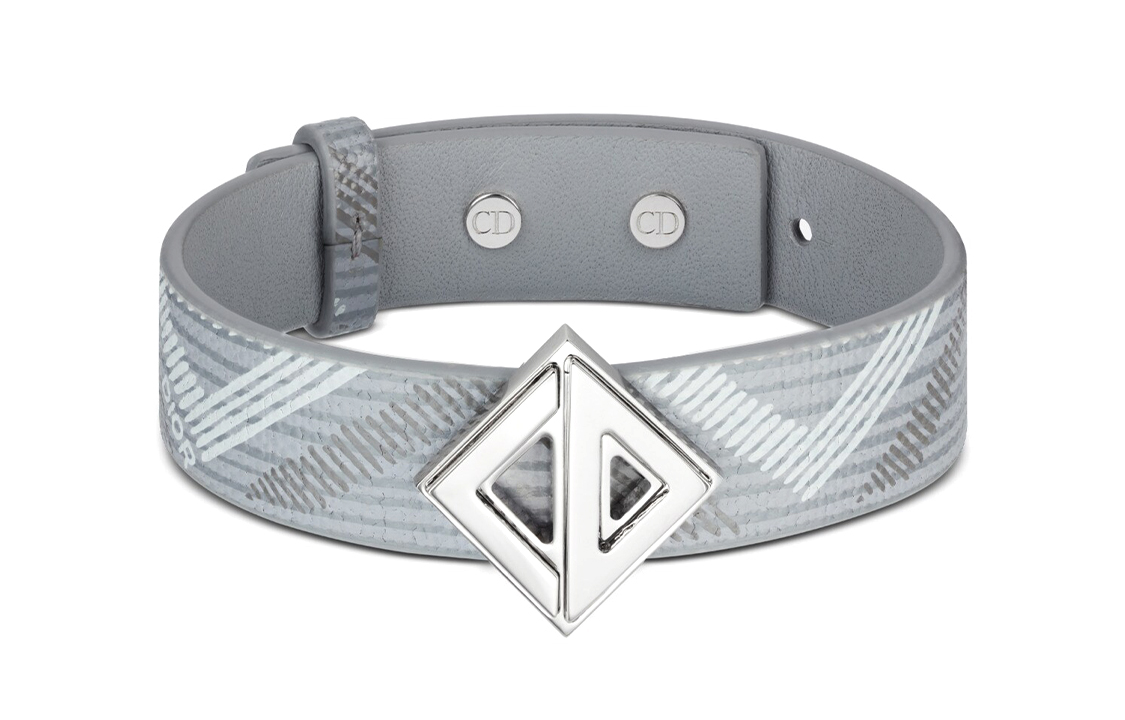 DIOR Logo Fashion Bracelet for Men in Gray. B1788HOMMTD005