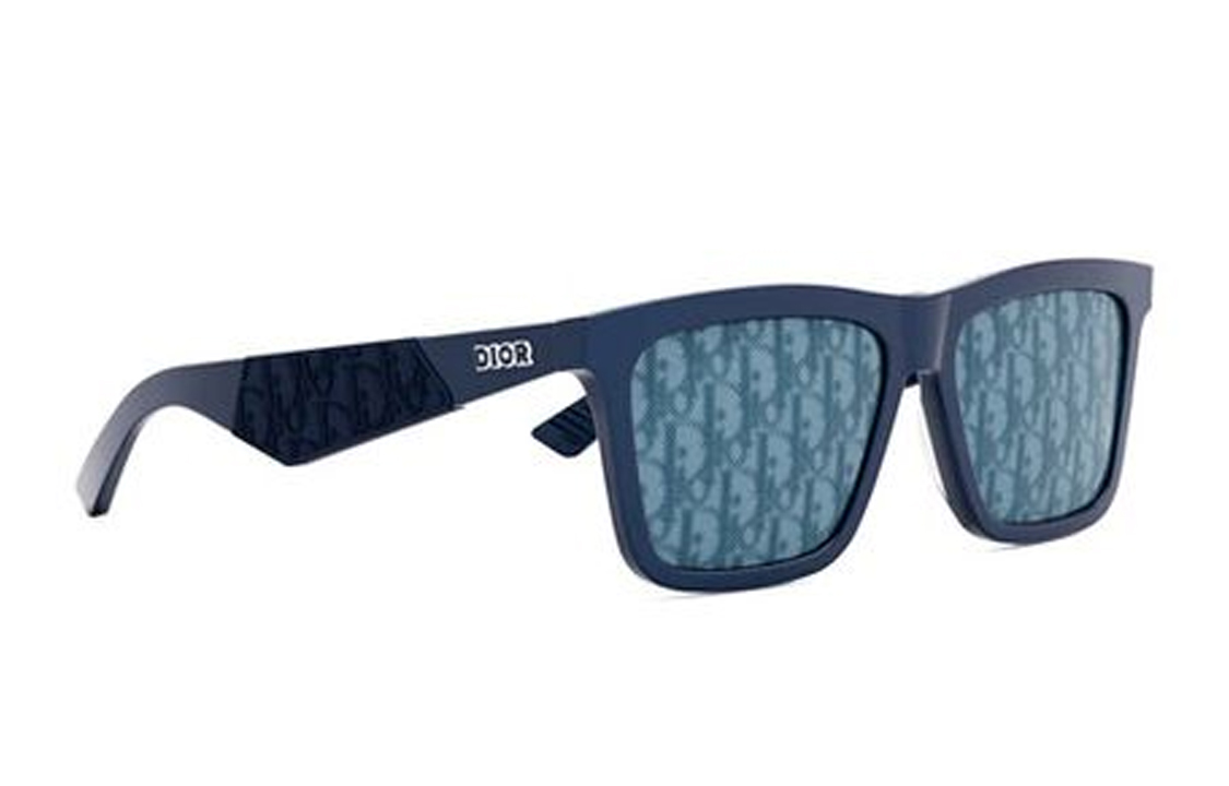 DIOR Logo Irregular Shaped Sunglasses Men’s Blue. DM40093I30B8 圖 2