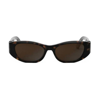 DIOR Logo Oval Sunglasses Tortoiseshell Unisex Couple Design 30MONTAIGNES9U20A5