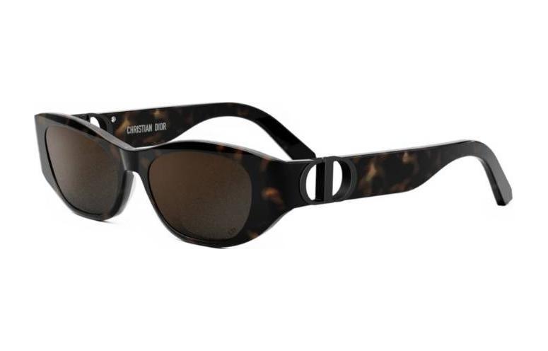 DIOR Logo Oval Sunglasses Tortoiseshell Unisex Couple Design 30MONTAIGNES9U20A5 圖 3