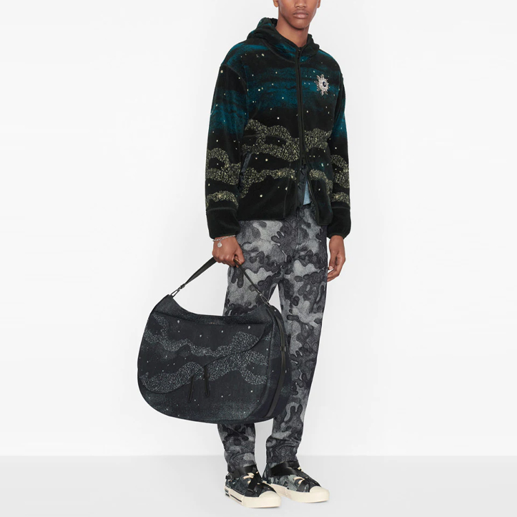 DIOR Logo Patch Double-Zip Hoodie Jacket Multiple Colors. 143J433A0735-C985 圖 4