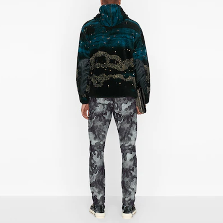 DIOR Logo Patch Double-Zip Hoodie Jacket Multiple Colors. 143J433A0735-C985 圖 5