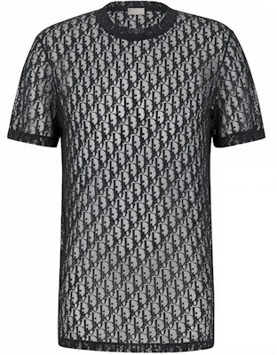 DIOR Logo Print Crew Neck T-shirt Deep Blue 183J652A0537-C585 Buy DIOR Logo Print Crew Neck T-shirt Deep Blue 183J652A0537-C585