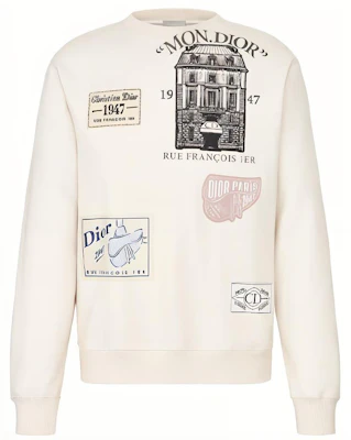 DIOR Logo Print Crewneck Pullover Sweatshirt White () 013J603B0531-480 Buy DIOR Logo Print Crewneck Pullover Sweatshirt White () 013J603B0531-480