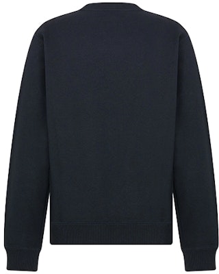 DIOR ロゴ プリント クルーネック スウェットシャツ メンズ ネイビー ブルー 043J655A0531-C589 Lookbook DIOR ロゴ プリント クルーネック スウェットシャツ メンズ ネイビー ブルー 043J655A0531-C589