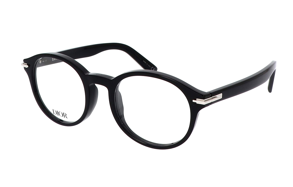 DIOR Logo Print Oval Optical Glasses Unisex Couple Design DIORBLACKSUITORI1000