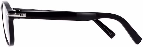 Shop DIOR Logo Print Oval Optical Glasses Unisex Couple Design DIORBLACKSUITORI1000