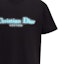 Shop DIOR Logo Printed Crew Neck Short Sleeve T-Shirt Men’s Black. 443J696A0554-C980