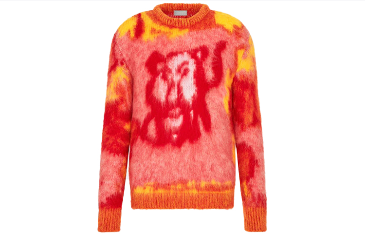 DIOR Logo Printed Jacquard Knit Sweater Multicolor. 143M645AT274-C382 圖 2